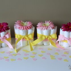 Smashing Sweet And Simple Baby Shower Centerpieces Abby Lawson Centerpiece Girl Party Favors Just Center