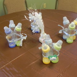 High Quality Simple Centerpieces For Baby Shower On Co Bottle Decoration