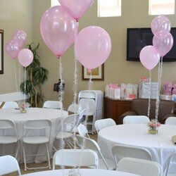 Magnificent Easy Party Centerpiece Idea Baby Shower Table Centerpieces Simple Decorations Breath Girl Center