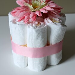Out Of This World Sweet And Simple Baby Shower Centerpieces Abby Lawson Diaper Centerpiece Girl Showers Girls