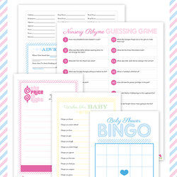 Marvelous Free Printable Baby Shower Games With Answer Key Nap Heart Time