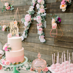 Excellent Beautiful Baby Shower Dessert Tables To Recreate Decorate Floral Table