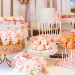 Pin By Christina On Baby Shower Desserts Dessert Table Candy Pink Showers Girl Tables Celebrities Food Party