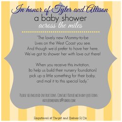 Exceptional Baby Shower Invitation Wording For Out Of State Guests Virtual Guest