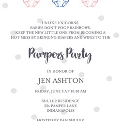 The Highest Quality Baby Shower Invitation Wording Ideas Diaper Diapers Wipes