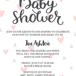 Superlative Baby Shower Invitation Wording Ideas Invite Invitations Diaper Quotes Diapers Work Message Funny