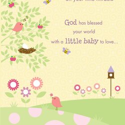 Cool Congratulations On Your New Miracle Baby Shower Card Message Cards Greeting Quotes Sayings Congratulate