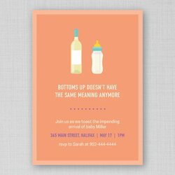 Out Of This World Funny Baby Shower Quotes For Invitations Invitation Invite Bottle Wine Dig Modern Custom