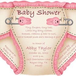 Wonderful Unique And Memorable Baby Shower Ideas Free Printable Diaper Invitations Invitation Templates