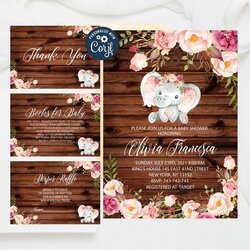 The Highest Standard Elephant Themed Baby Shower Invitations Sites