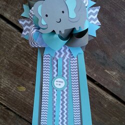 Champion Teal And Grey Baby Shower Mum By On Elephant