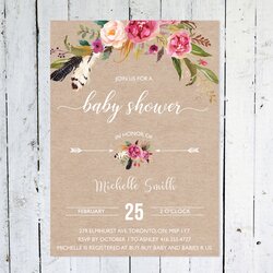 Exceptional Baby Shower Invitation Girl