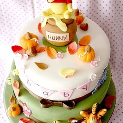 Famous Winnie The Pooh Baby Shower Cake Ideas References