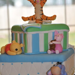 Terrific Winnie The Pooh Baby Shower Cake Friends