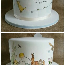 Preeminent Image Result For Classic Winnie The Pooh Baby Shower Cake