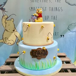 Champion Winnie The Pooh Baby Shower Cake Cakes