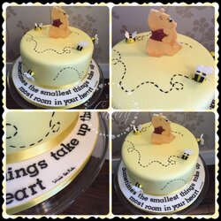 Wizard Winnie The Pooh Baby Shower Cake Sometimes Smallest Things Take Up