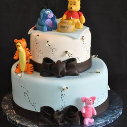 Cool Winnie The Pooh Baby Shower Cake Cakes Want To Make Cupcakes Boy Fun Cupcake Prizes Choose Board