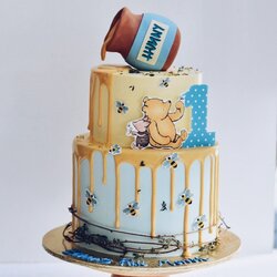 High Quality Winnie The Pooh Minimalist Cake Cakes Sweets Dessert Bars Wyatt