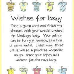 Champion Wishes For Baby Shower Game Easy Games Couples