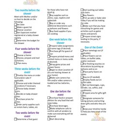Superb Complete Baby Shower Planning Guide Planner Checklist Games List Party Choose Board Budget Perfect