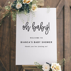 Splendid Welcome To Baby Shower Sign Free Printable Word Searches Oh