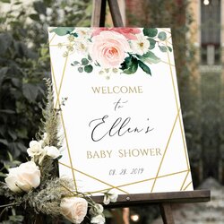 Superior Baby Shower Welcome Sign Board To