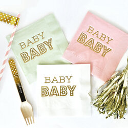 Cool Baby Shower Napkins To Wow Your Guests Personalized Make Them Putting Extra Special Simple Know But May