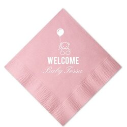 Great Custom Baby Shower Napkins Set Of Personalized Revisit Later Favorites