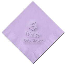 Custom Baby Shower Napkins Set Of