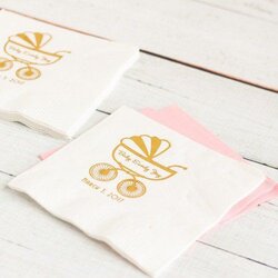 Marvelous Personalized Baby Shower Napkins Exclusive