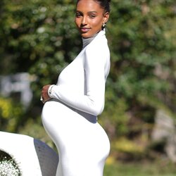 Smashing Celebrity Baby Shower Outfits Jasmine Is Seen At Her On January News Photo