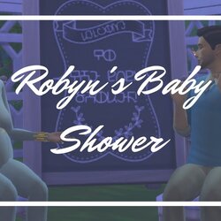 Super Sims Baby Shower Stuff