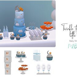 The Highest Quality Sims Twinkle Little Star Baby Shower Collection Mel Bennett Access Early