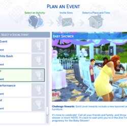 Magnificent Sims Baby Shower Event Best Mods Mod Shenanigans Enthusiast