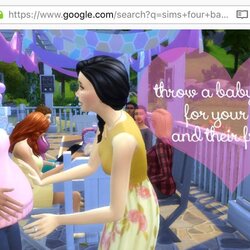 Fine Baby Shower Mod Sims Maternity Ideas