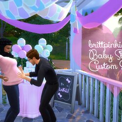 Spiffing Baby Shower Mod Sims Maternity Ideas Mods Maxis