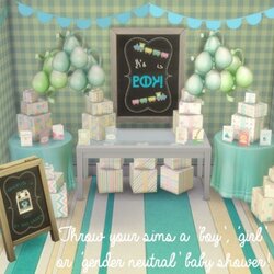Sublime Awesome Baby Shower Sims Maxis Clutter