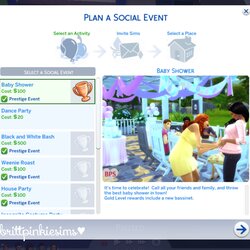 The Highest Standard Baby Shower Mod Sims