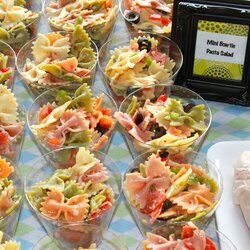 Eminent Pin On Holiday Special Baby Shower Pasta Salad Bow Easy Appetizers Theme Italian Food Showers Perfect
