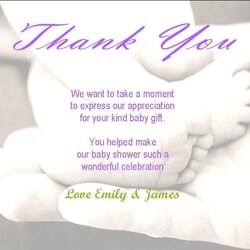 Tremendous Thank You Baby Shower Wording Google Search Card Sayings Messages Parents