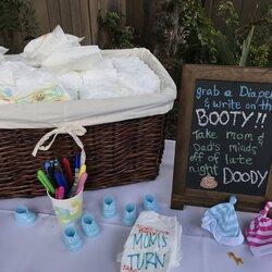 Cool Baby Shower Diaper Game Kit Such Big Profile