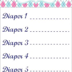Eminent Best Baby Shower Dirty Diaper Game Images On Games Guess Candy Bar Showers Card Diapers Printable