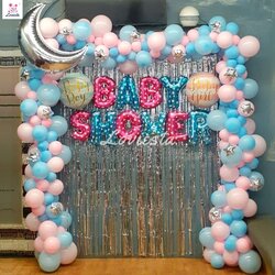 Baby Shower Balloon Garland Decoration In Delhi Fit