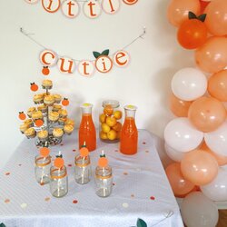Tremendous Little Cutie Baby Shower Theme Ideas And Party Pack Parties By Neutral Decorations Orange Decor
