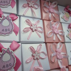 Superlative Many Pink And White Cards With Bows On Them Giveaways