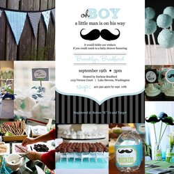Superior Turquoise Baby Shower Decorations Best Decoration Mustache Themes Invitations Moustache Showers