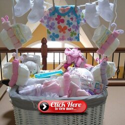 Inspired Baby Shower Gift Made For One Of My Baskets Diapers