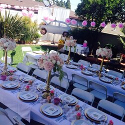 Cool Baby Shower Sets Setting Up Back Yard Google Search Pink Showers