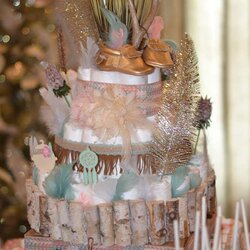 Sterling Bohemian Baby Shower Cakes Photo Cake Ideas